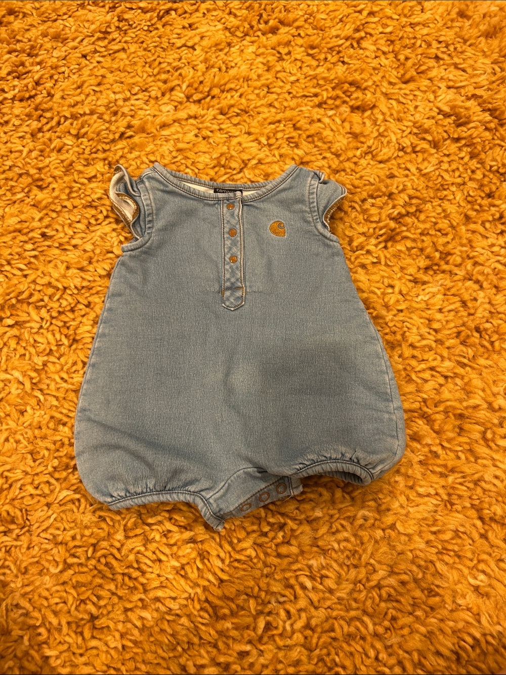 Carhartt denim onesie